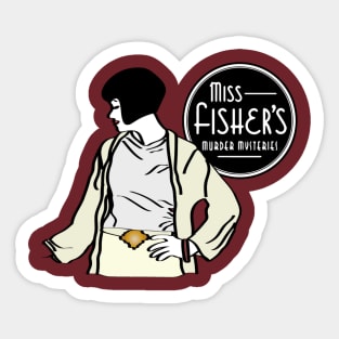 Miss Fisher's Murder Mysteries Sticker